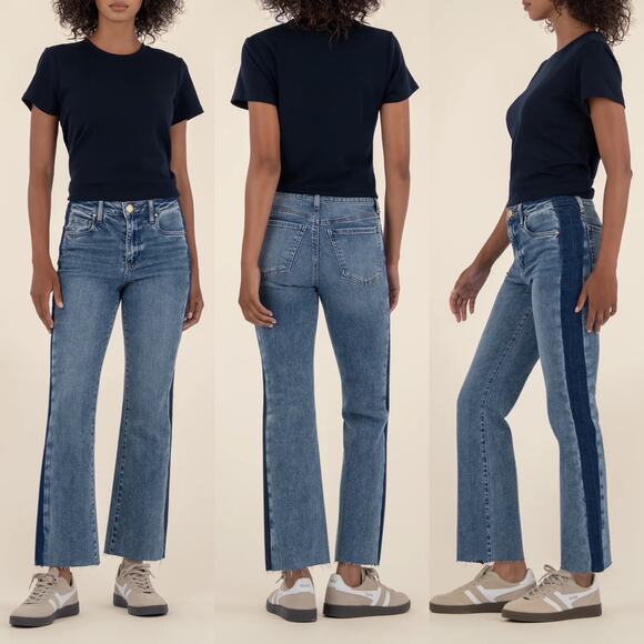 NEW Kut from the Kloth Kelsey High Rise Ankle Flare size 6 Inherrant - Picture 5 of 14